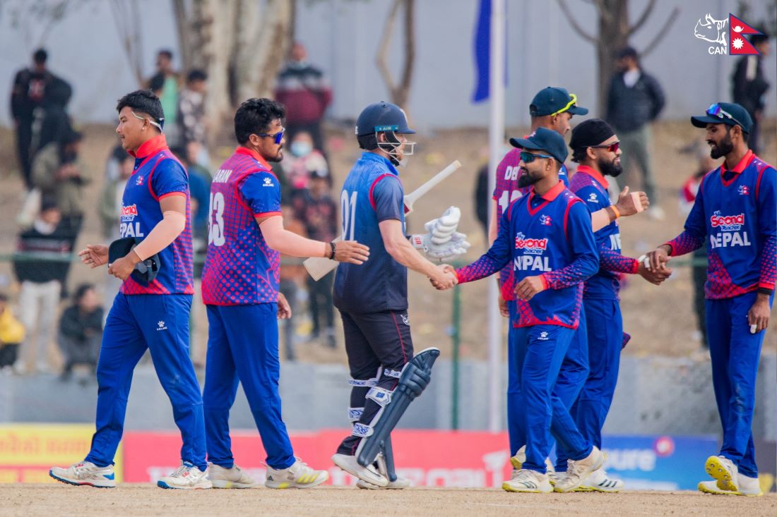 Namibia defeats Nepal by two wickets in ICC CWC League 2 match