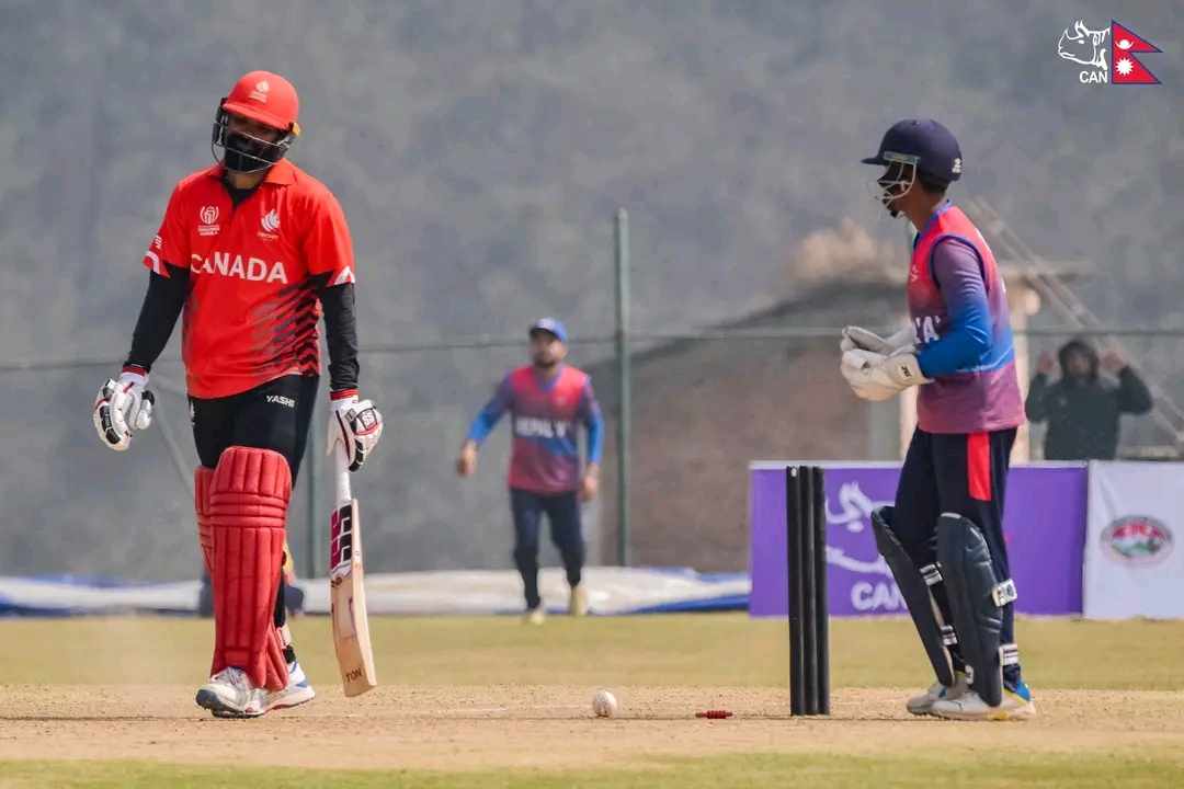 Canada XI sets a target of 241 runs for Nepal ‘A’