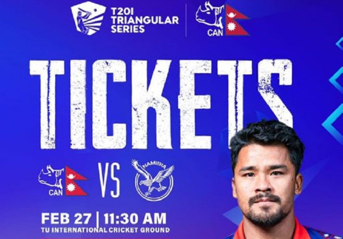 Nepal to play tri-Series against Namibia today