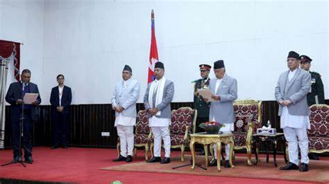 Two ministers, including DPM Yadav, take oath before President