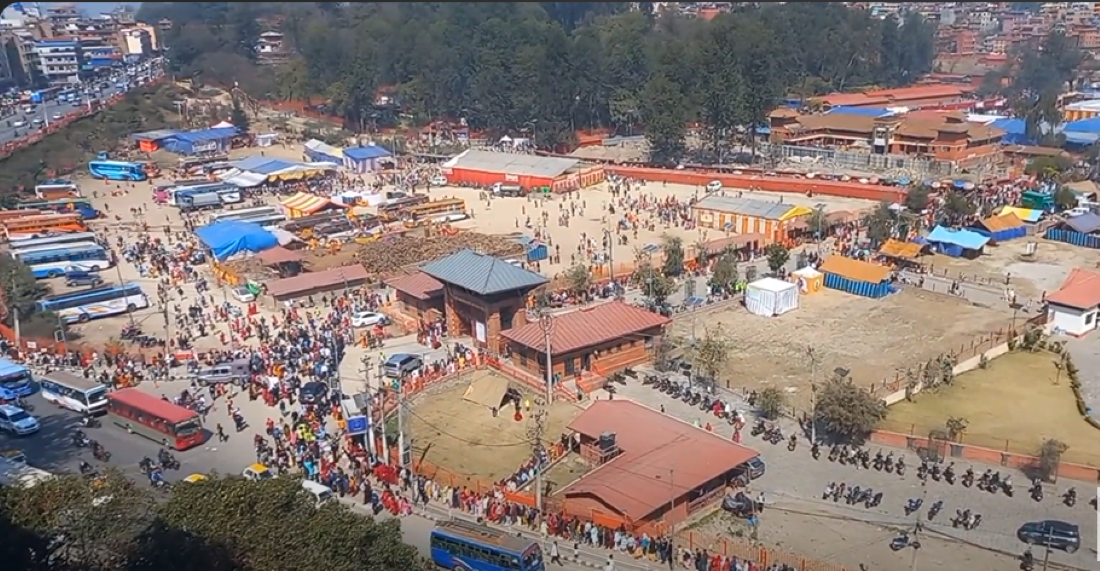 Over 400 thousand devotees worship Pashupatinath