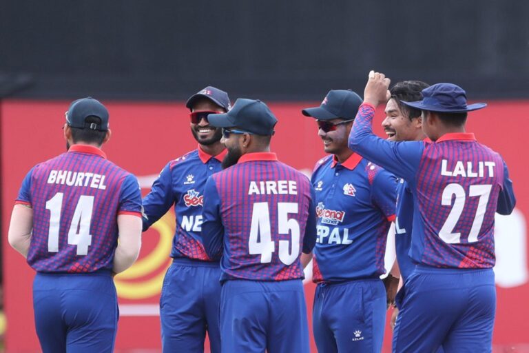 Hong Kong sets Nepal a target of 115 runs in ACC Premier Cup