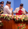 President Paudel unveiling the government’s policies and programs