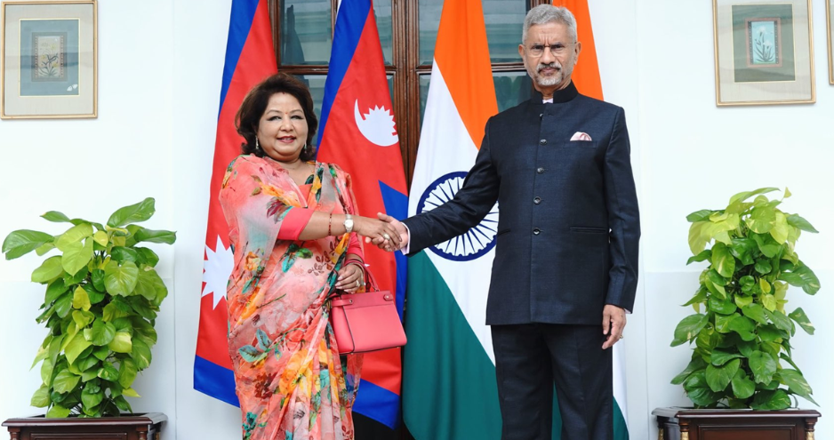 Foreign Minister Rana meets with Indian counterpart Jaishankar