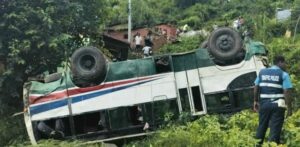 17 injured in Doti bus accident