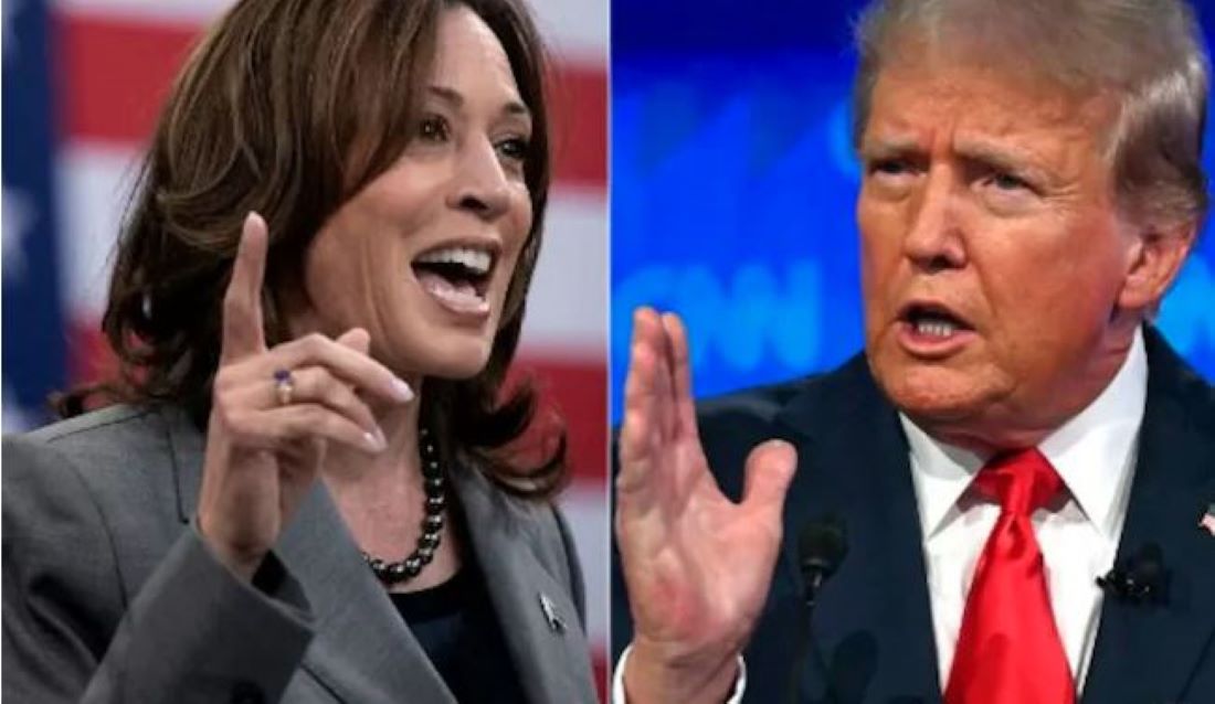 Harris and Trump race to US election photo finish