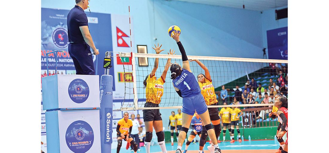 Nepal into semis of CAVA Women’s National League Volleyball