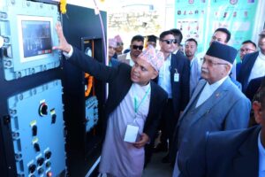 PM Oli inaugurates green hydrogen production and re-fuelling centre