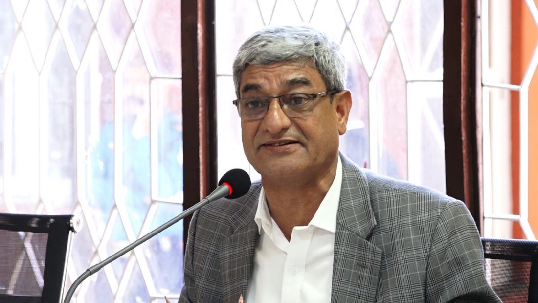 Home Minister Lekhak urges contractors to maintain quality in construction works