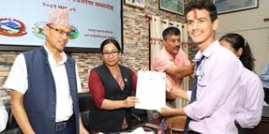 266 students get full scholarships in Bharatpur