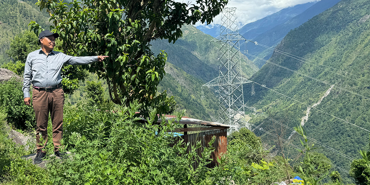 Chilime-Trishuli 220 kV transmission line construction nears completion