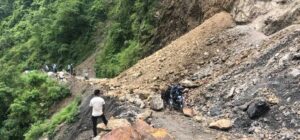 Karnali highway obstructed again