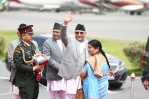 PM Oli leaves for New York