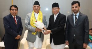 PM Oli in Doha