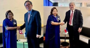 Foreign Minister holds separate meetings with her counterparts of South Korea and Philippines