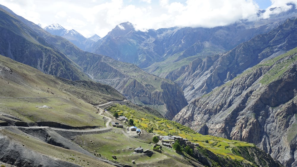 Mustang and Dolpa being linked to road network