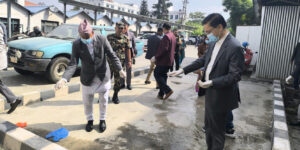 Minister Khadka participates in clean-up campaign