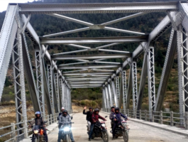 Steel Truss bridge over Tila River