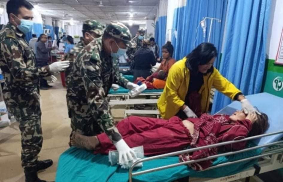 26 injured Surkhet minibus accident