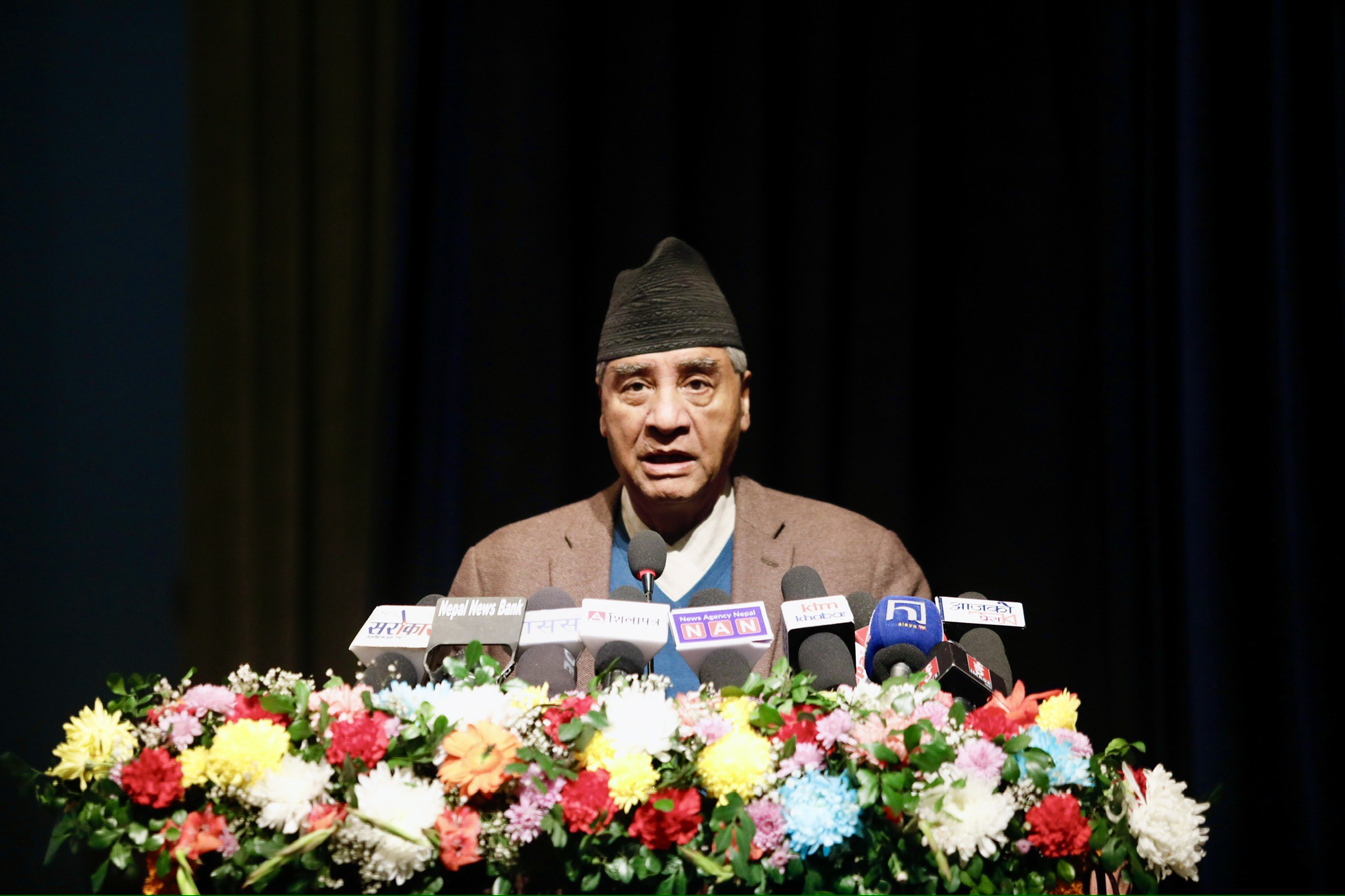 UML Chair Oli led coalition government working all right, NC president Deuba says