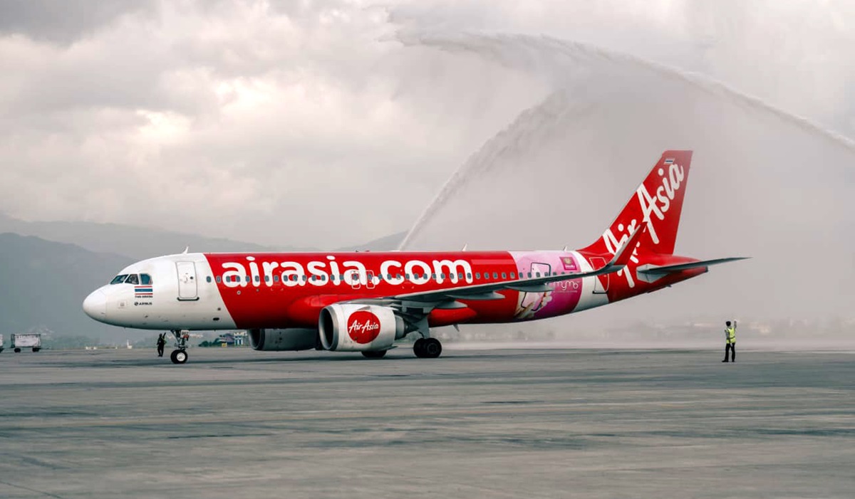 Thai airline AirAsia conducted  test flight to Gautam Buddha International Airport