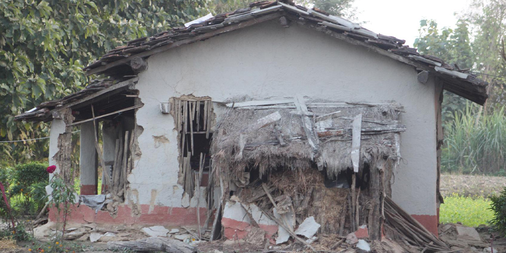 Wild tusker rampage forces locals to abandon homes in Laljhadi