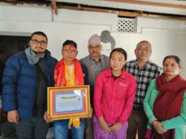 Journalist Siva Bhattarai Honored with Letter of Recognition for Helping Family Find Missing Daughter