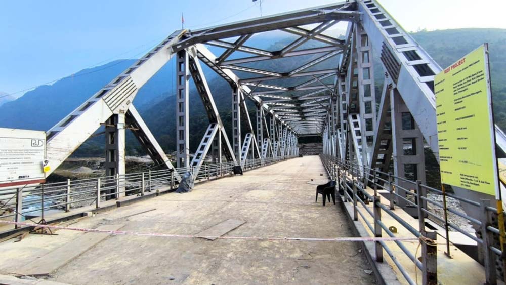 Motorable bridge connecting Nepal, India built in Darchula