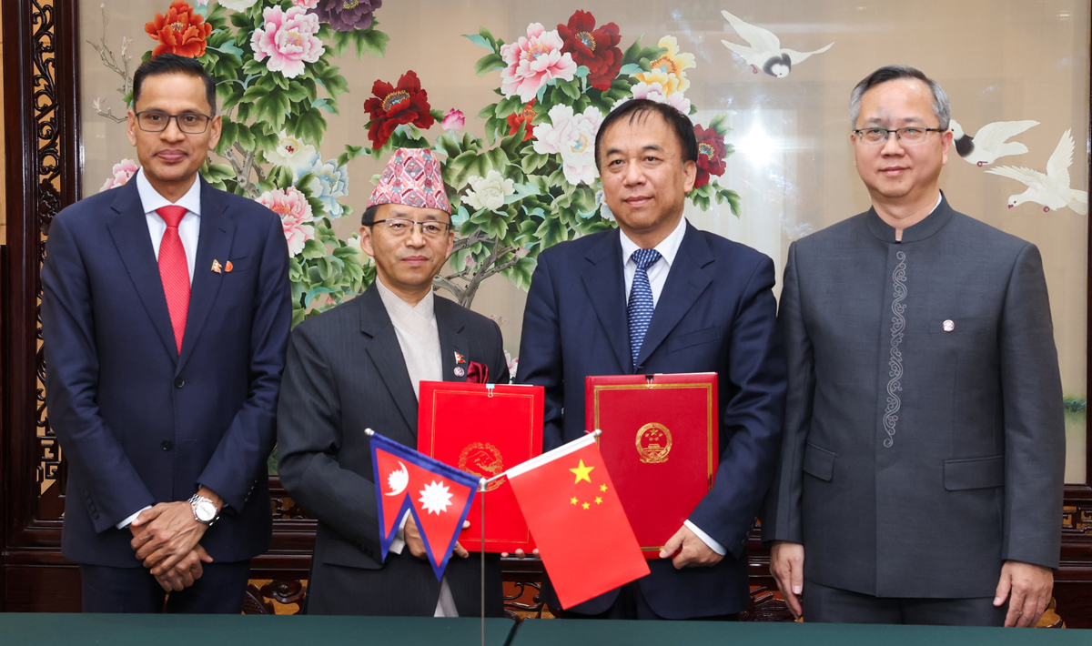 Nepal and China sign BRI Co-operation Framework