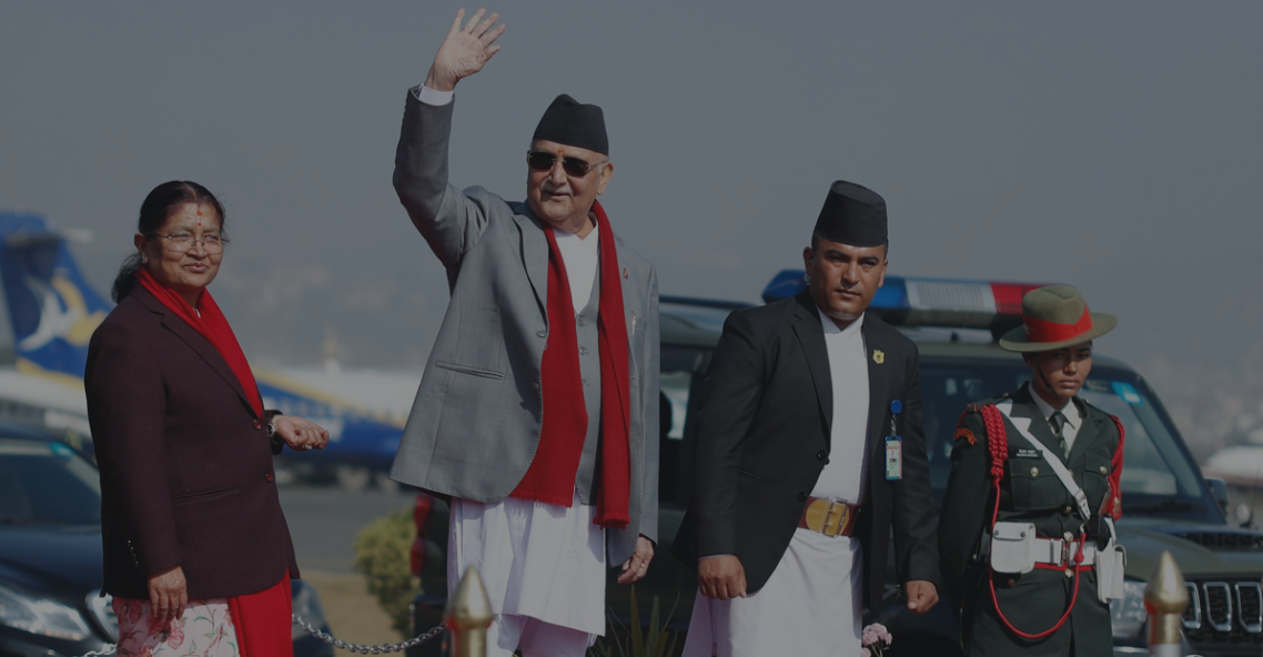 PM Oli departs for four-day official visit to China