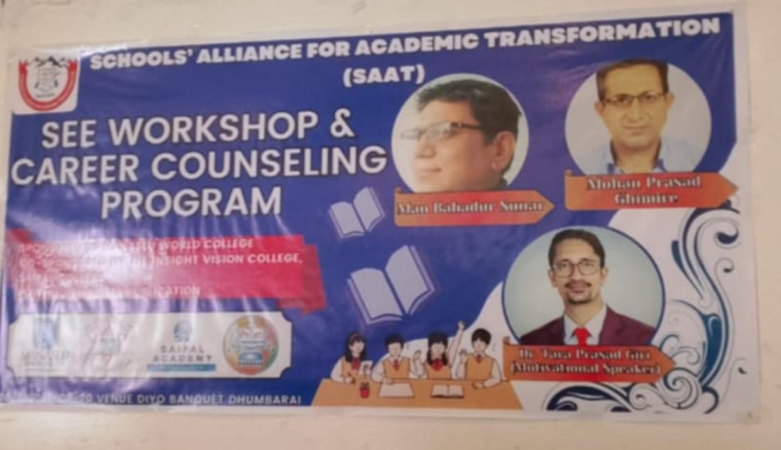 SAAT’s ‘SEE Workshop and Career Counseling Program’ concluded Successfully