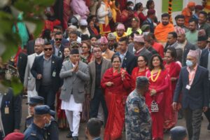 President, Vice-President worship at Pashupatinath Temple