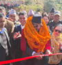 Prachanda inaugurates Helipad and Peace Park in Gulmi