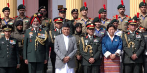 NCC representatives from India, Bhutan, Maldives pay courtesy call on President Paudel