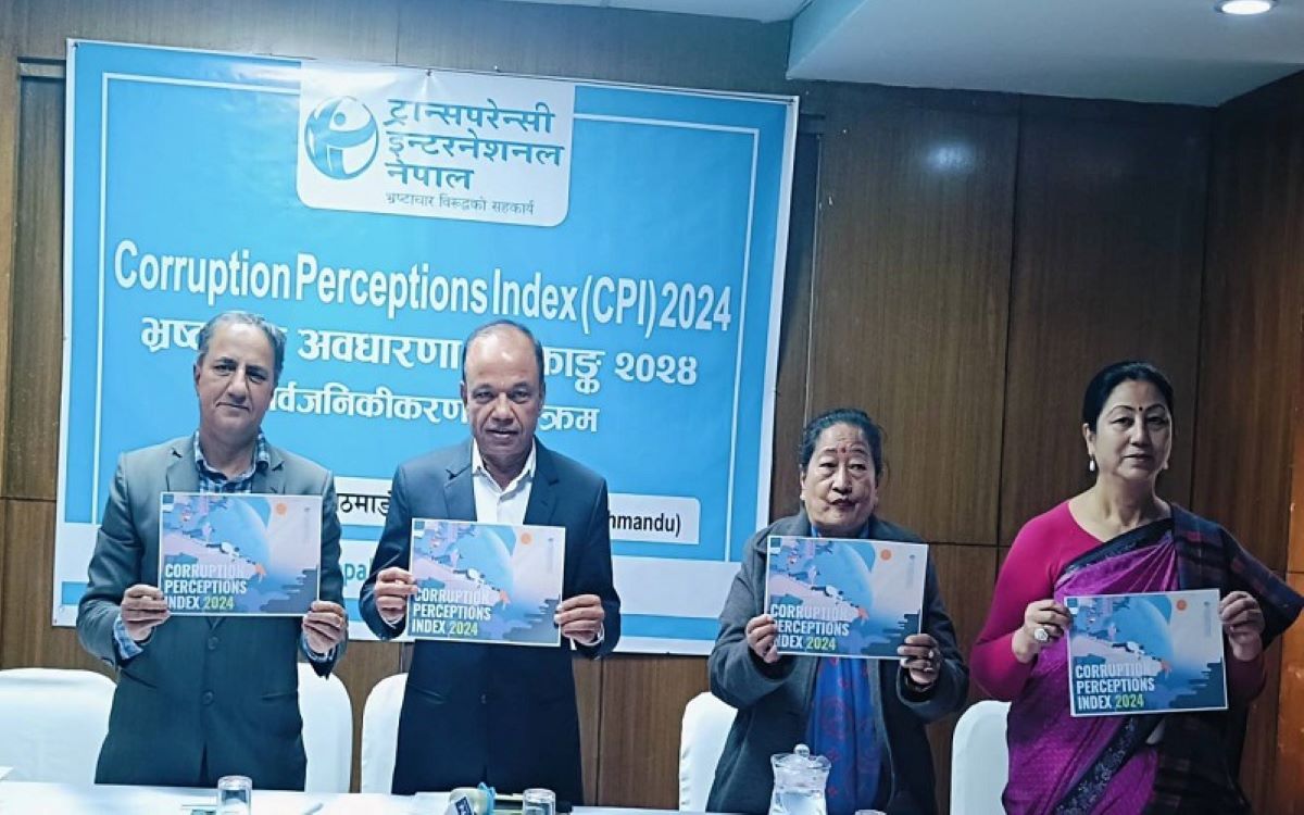 Nepal ranks 107th in Corruption Perceptions Index