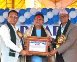 Journalist Shiva Bhattarai Bhojpure Honored by Siddhartha Secondary School for Outstanding Contributions