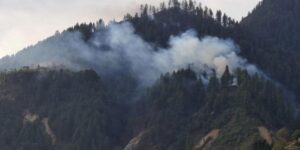 Efforts on to douse fire at Gorakhnath community forest in Kavre