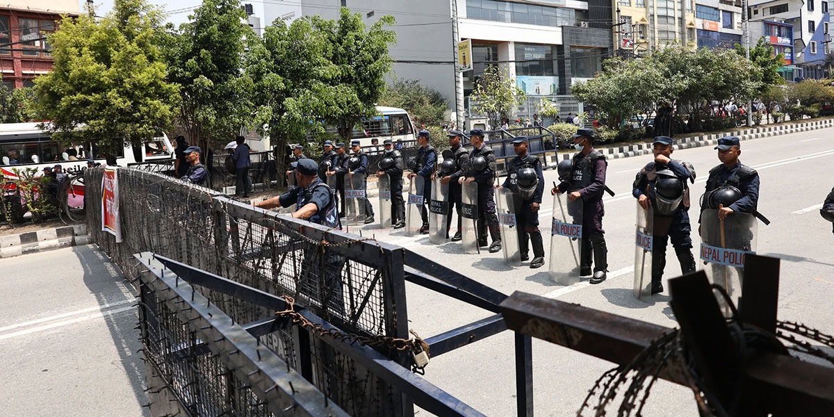 RPP Movement: Watch latest situation in Baneshwor (In pictures)