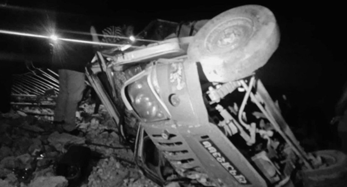 Three dead, two injured in Palpa jeep  accident