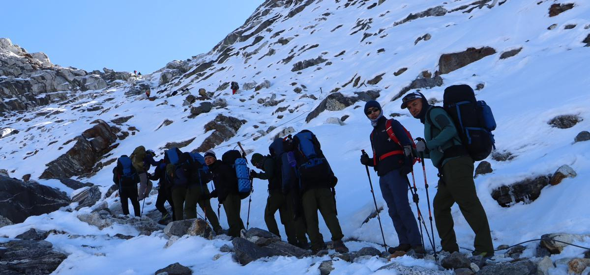 700 tourists arrive in Sagarmatha region in a single day