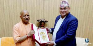 Sudurpaschim Chief Minister Shah meets Yogi Adityanath in Lucknow