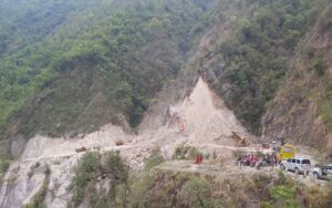 Kanti Lokpath obstructed after diversion washed away