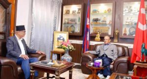 Prachanda and Finance Minister Paudel hold talks on ‘upcoming budget’