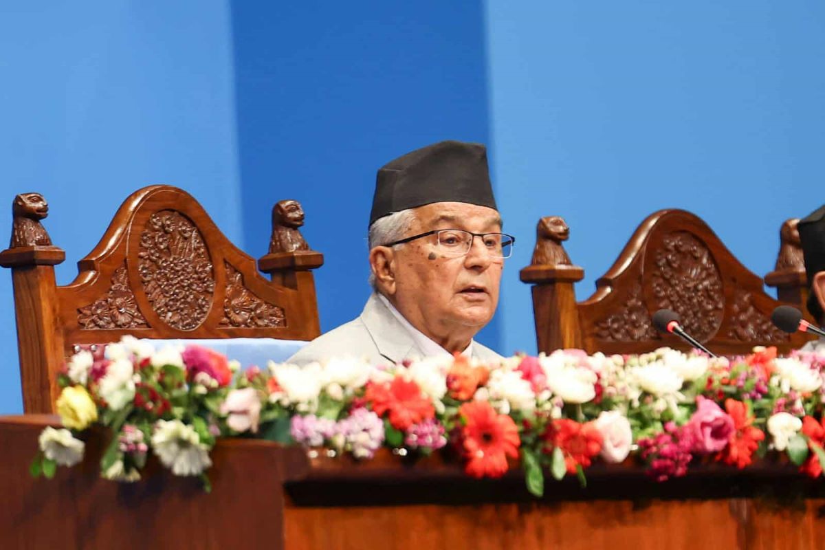 President Poudel presents govt’s policies and programmes for FY 2025/26