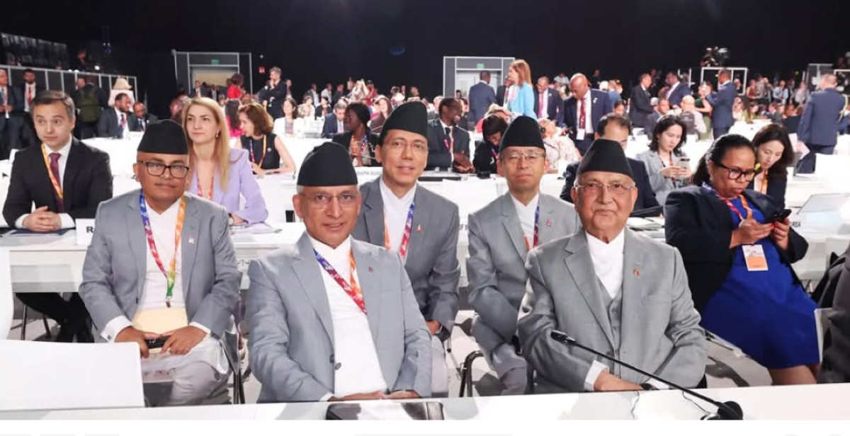 PM Oli attends UN’s Financing for Development Conference in Spain
