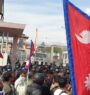 Pro-monarchy group protesting at Sifal today