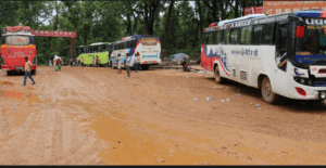 Daunne-Dumkibas road completely blocked, travelers facing difficulties