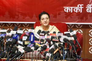 No one can take away my 45-year party membership : Former President Bhandari