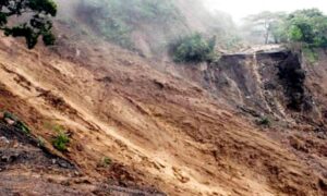 Landslides blocks BP highway in Kavre; road clearance underway