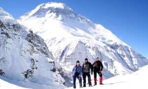 Trekking trail built on the route to Dhaulagiri Base Camp